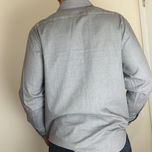 Michael Kors shirt men's grey slim fit - Picture 3 of 8